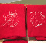Embroidered Kitchen Towels